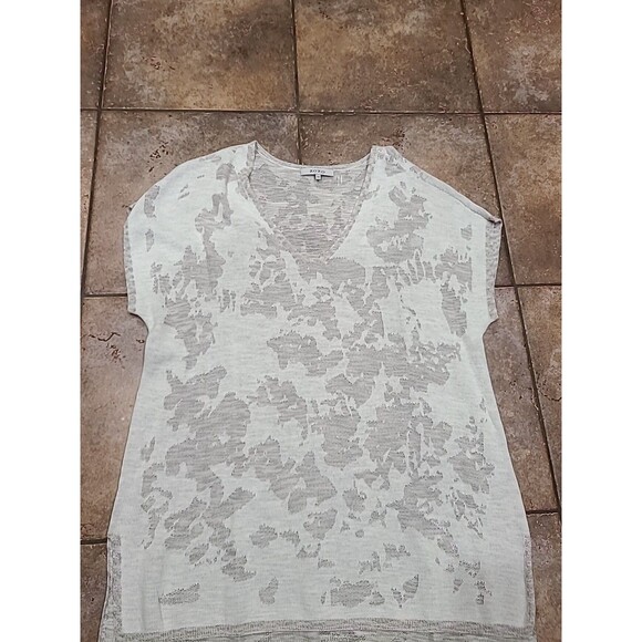 Zozo Sz XL Pullover Sweater Gray Taupe Cotton Blend Lightweight Cuffed Sleeve - Picture 6 of 11